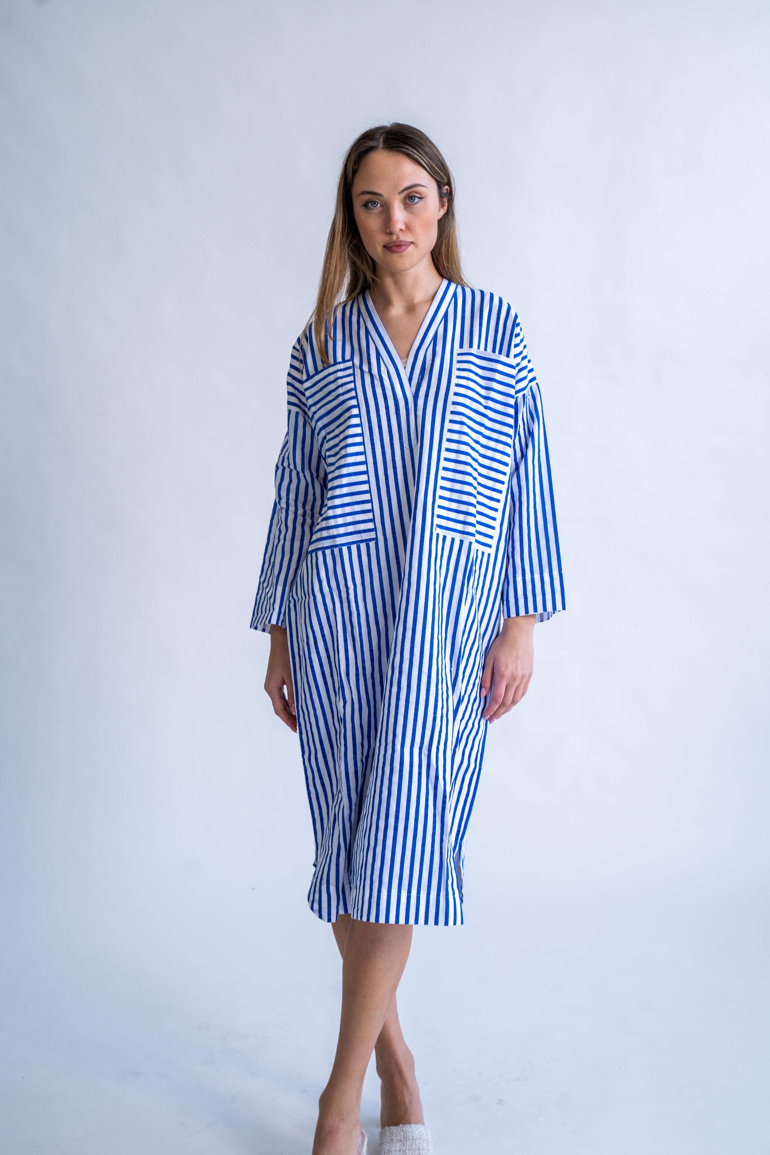 Santorini Stripes Dress