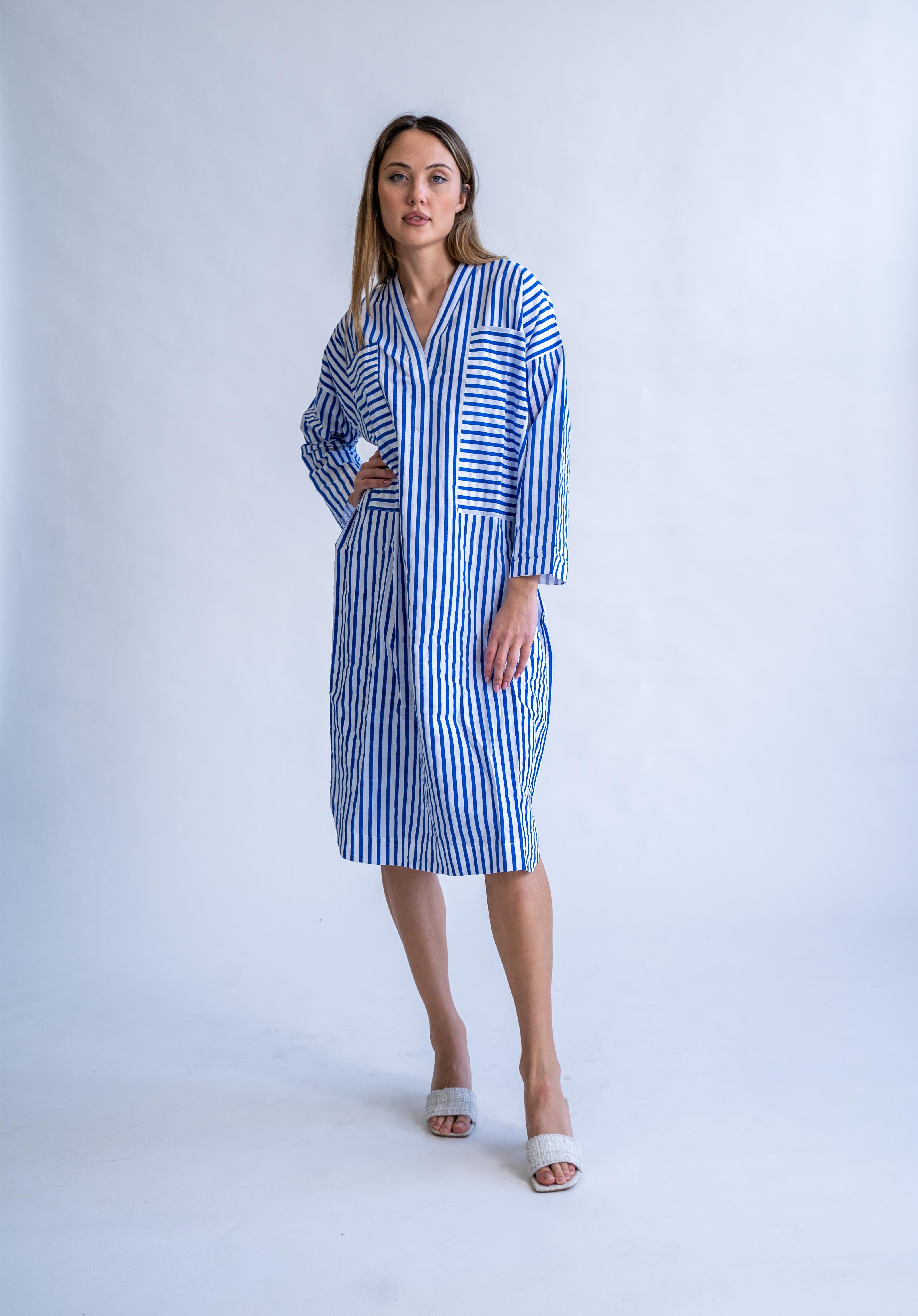 Santorini Stripes Dress