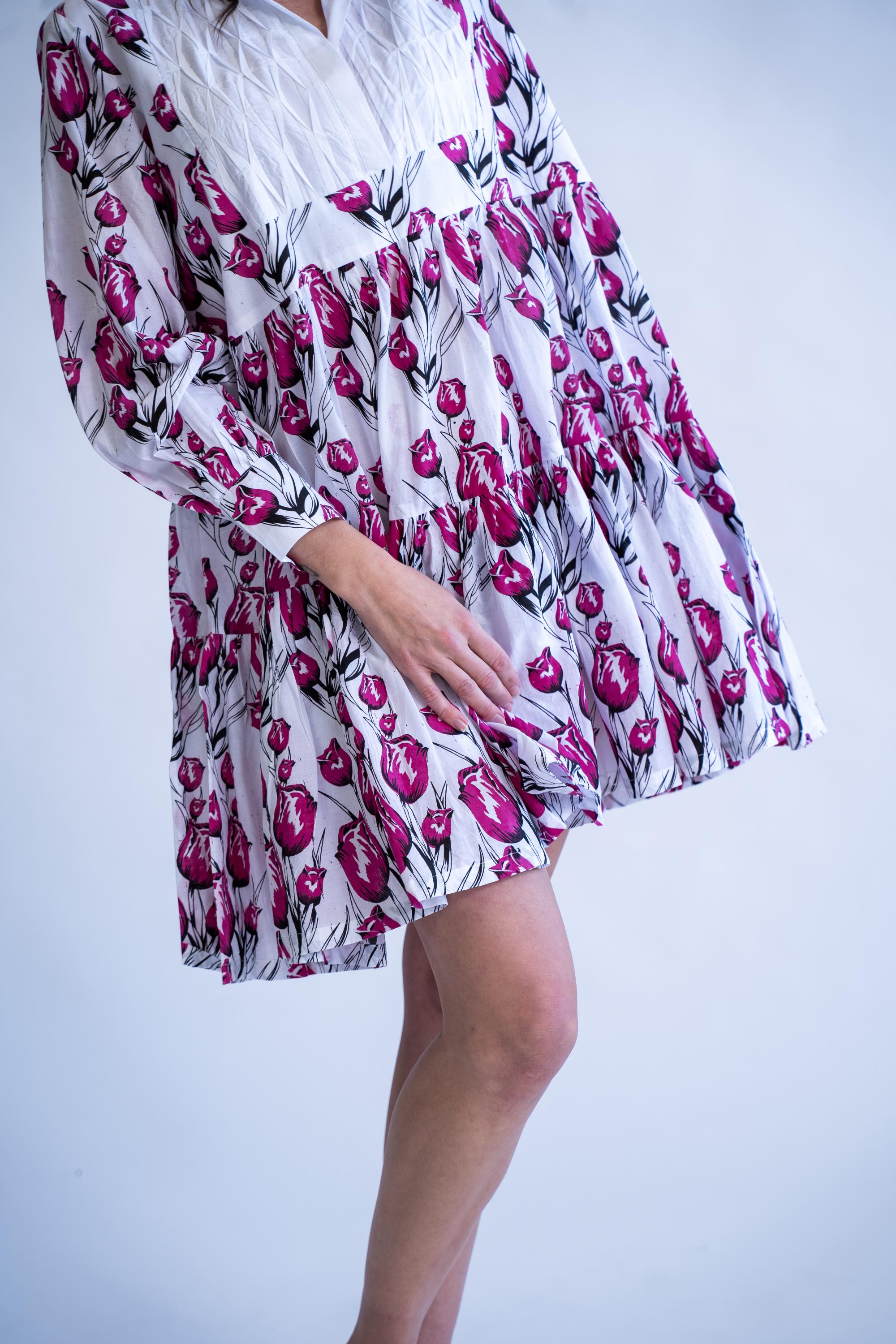 Rose Whirl Dress